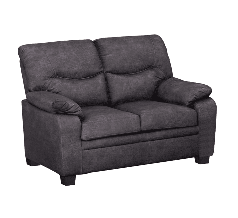 Meagan Upholstered Sofa Charcoal With Pillow Top Arms