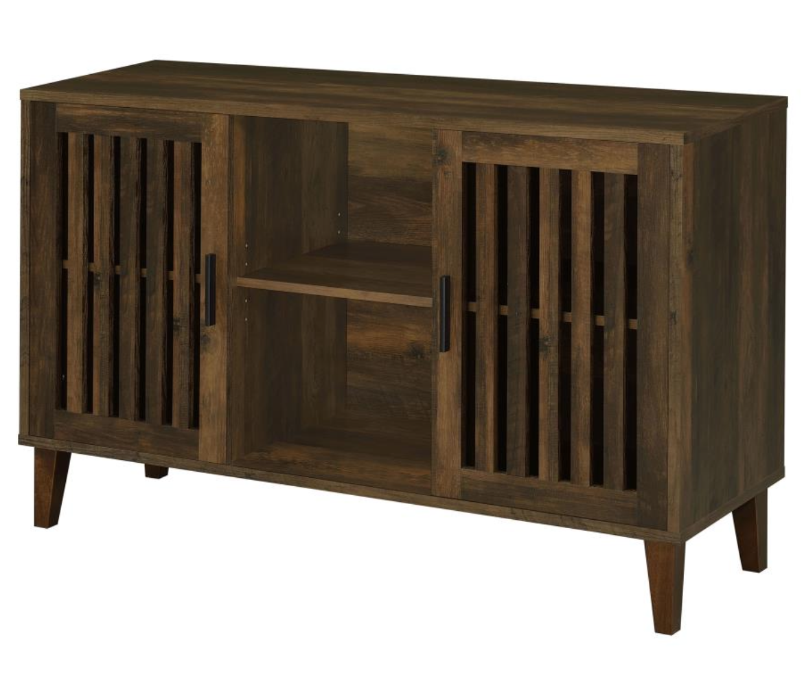 Torin 2-door Engineered Wood Accent Cabinet Dark Pine