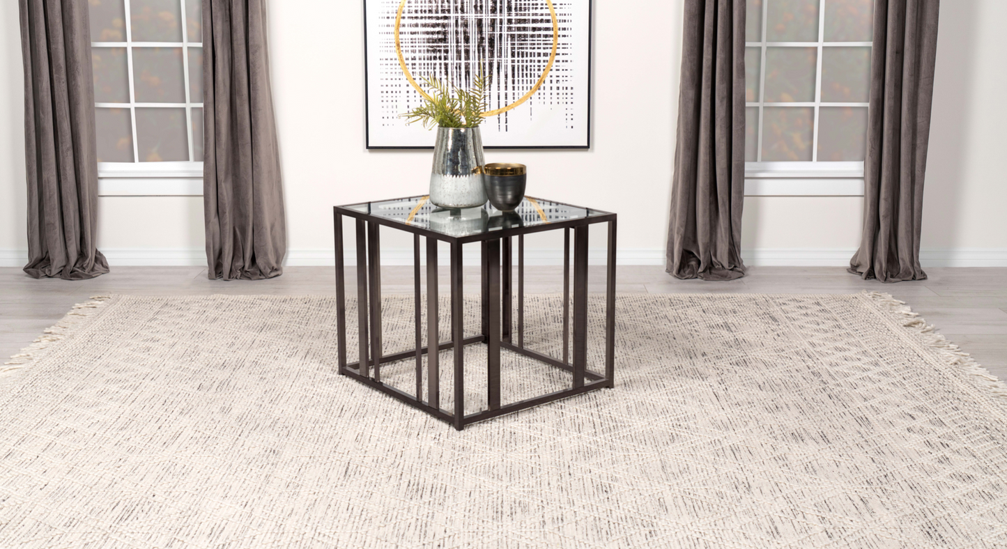 Adri Occasional Table Collection - Black Nickel