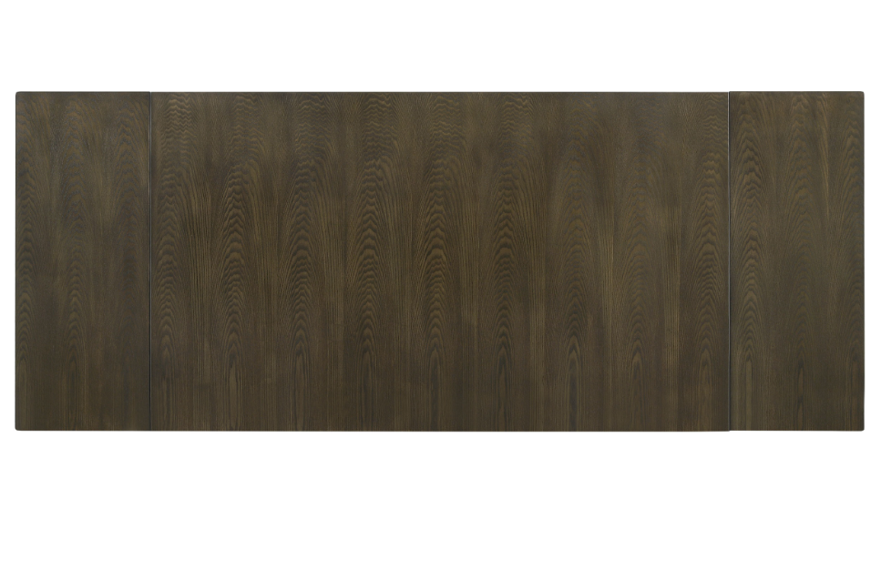 Malia Rectangular Dining Table With Refractory Extension Leaf Black