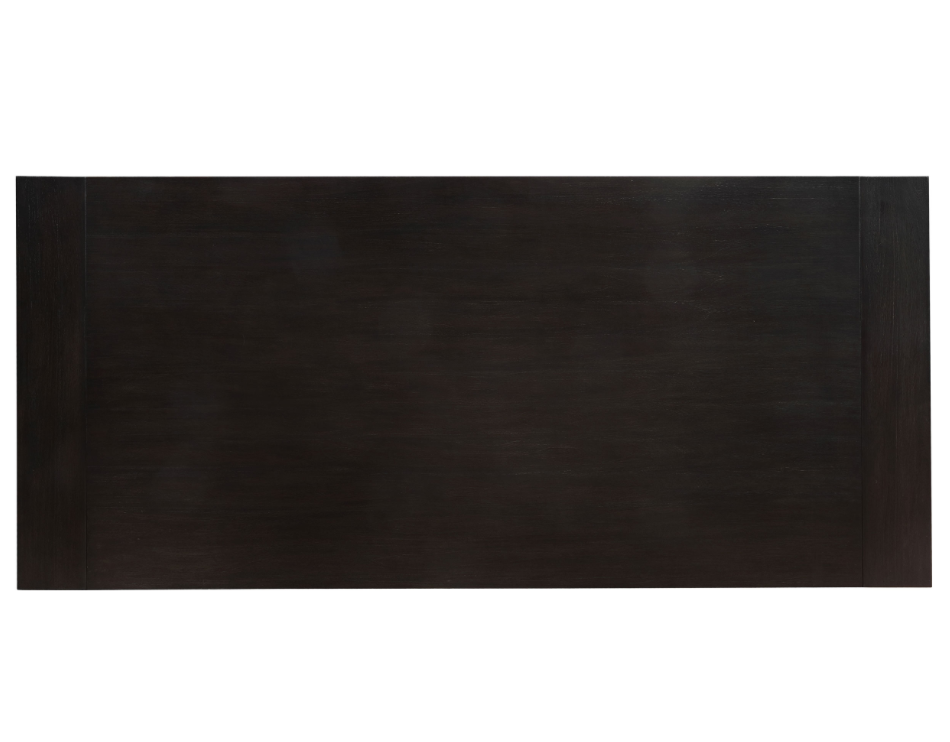 Phelps Rectangular Trestle Dining Set Antique Noir And Grey