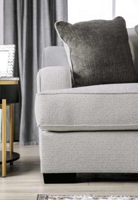 Skyline Oversize Upholstered Sofa with Reversible Cushions - Pewter