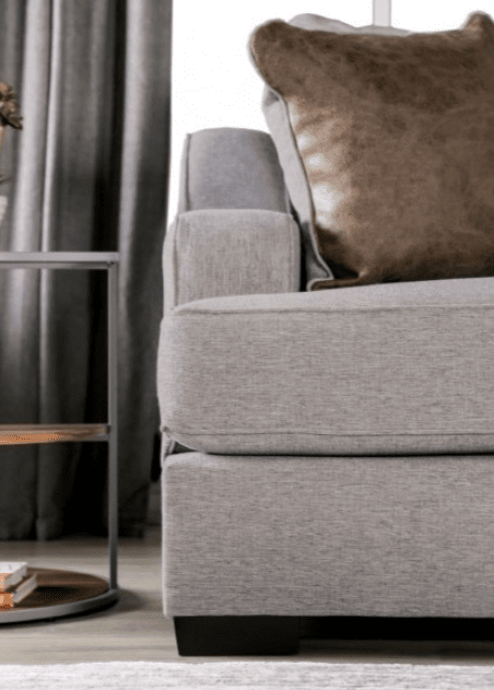 Skyline Oversize Sloped Arm Living Room Set - Gray