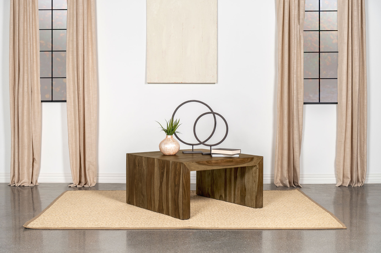 Odilia Square Solid Wood End Table Auburn