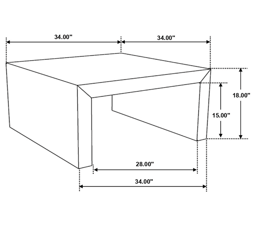 Odilia Square Solid Wood End Table Auburn