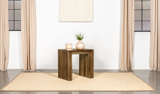 Odilia Square Solid Wood End Table Auburn