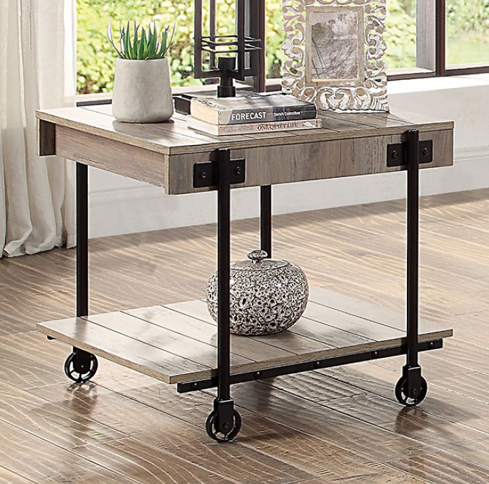 Lobb Rustic Industrial Sofa Table