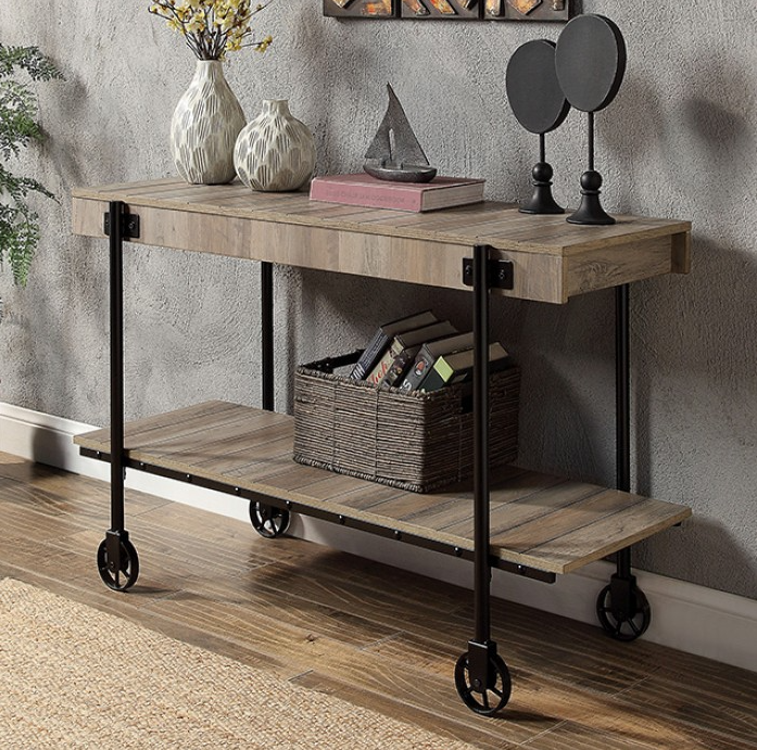 Lobb Rustic Industrial Sofa Table