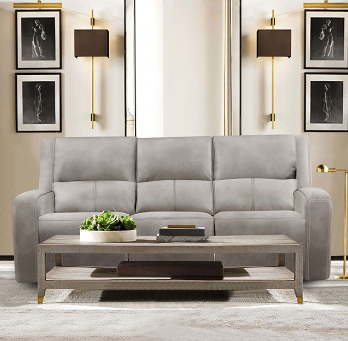 Vasilios Transitional Power Recliner - Taupe