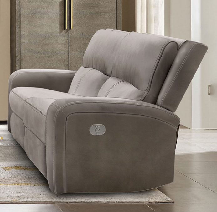 Vasilios Transitional Power Recliner - Taupe