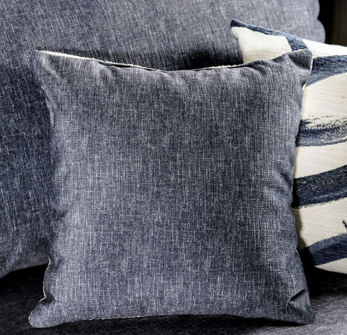 Shoreditch Contemporary Upholstered Sectional - Navy