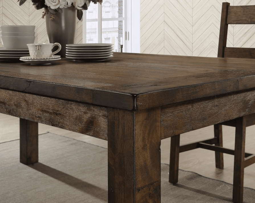 Coleman 5-Piece Dining Set Rustic Golden Brown