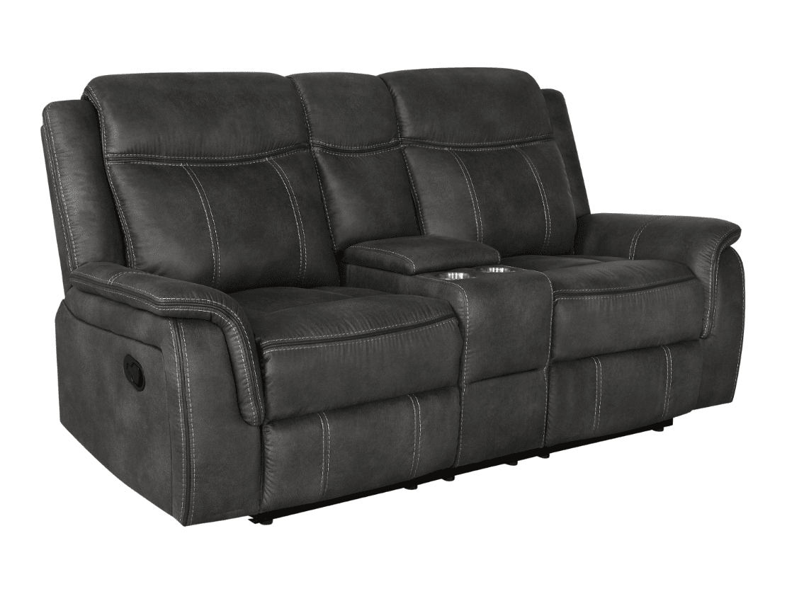 Lawrence Upholstered Tufted Back Glider Recliner