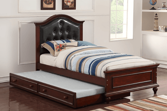 Parker Traditional Wooden Twin Trundle Bed