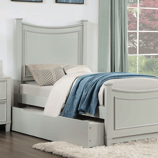 Lycorida Transitional Twin Panel Bed