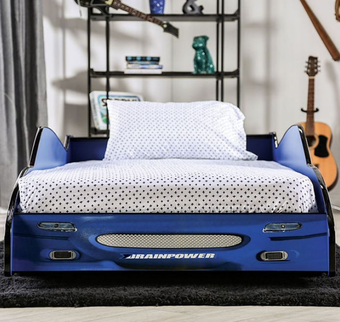 Dustrack Twin Racer Bed - Blue
