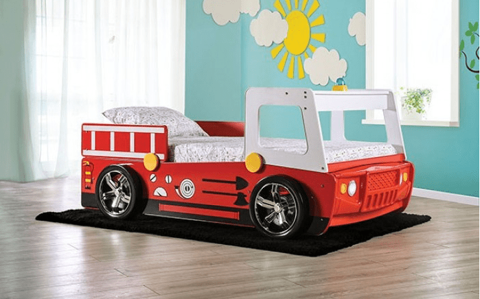 Firestall Twin Firetruck Novelty Bed