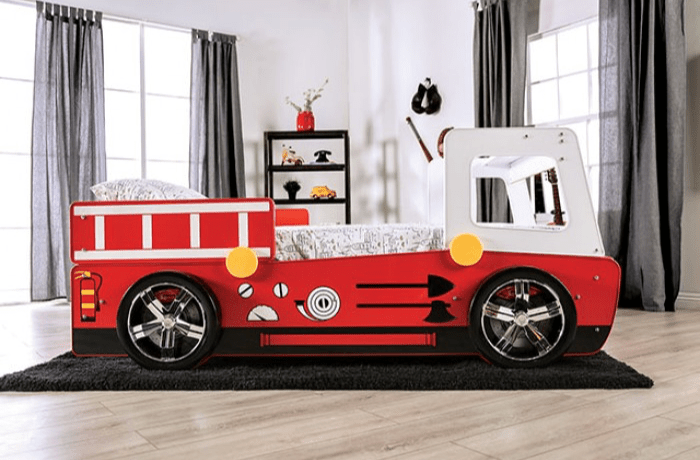 Firestall Twin Firetruck Novelty Bed
