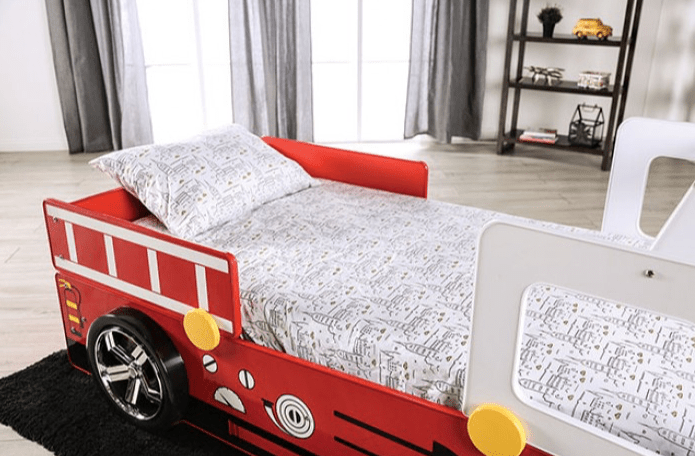 Firestall Twin Firetruck Novelty Bed