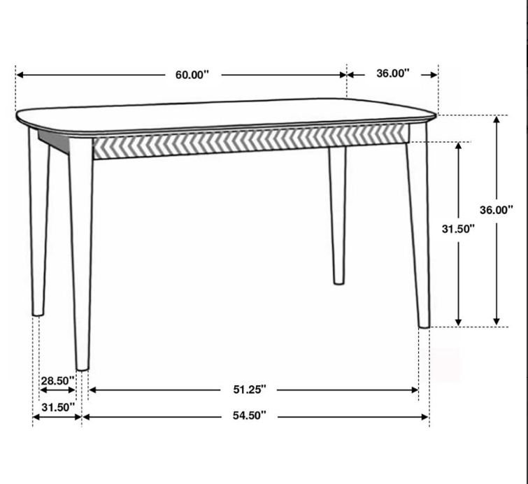 Partridge 5-Piece Counter Height Dining Set