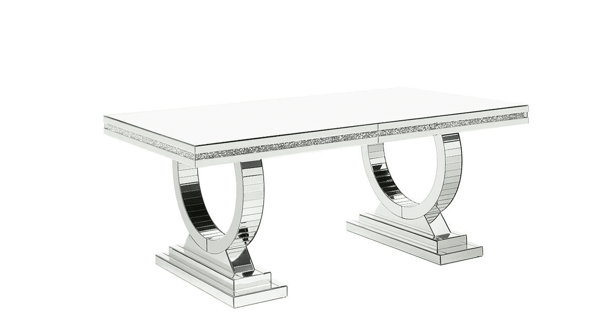 Acme Noralie Rectangular Glam Dining Table DN00721