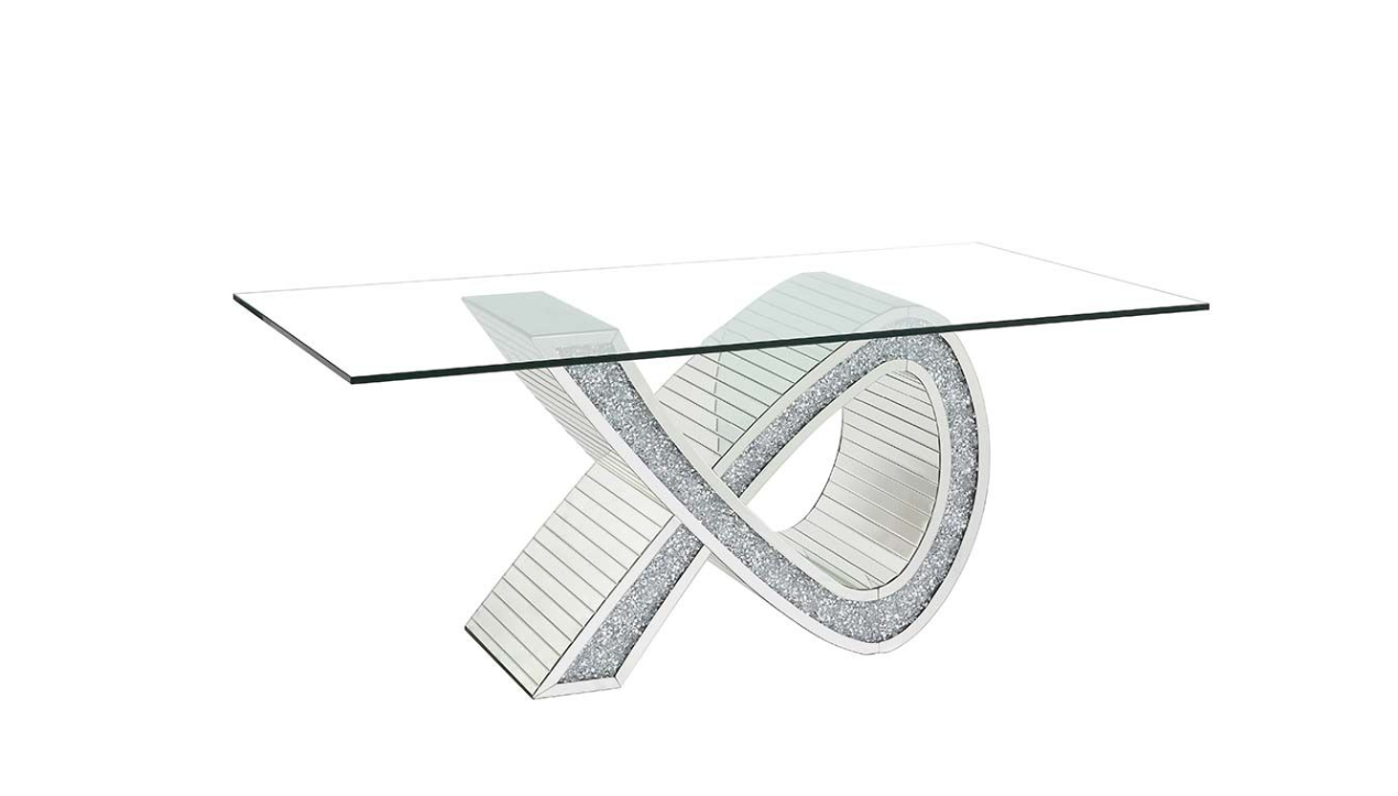 Acme Noralie Rectangular Glam Dining Table DN00719