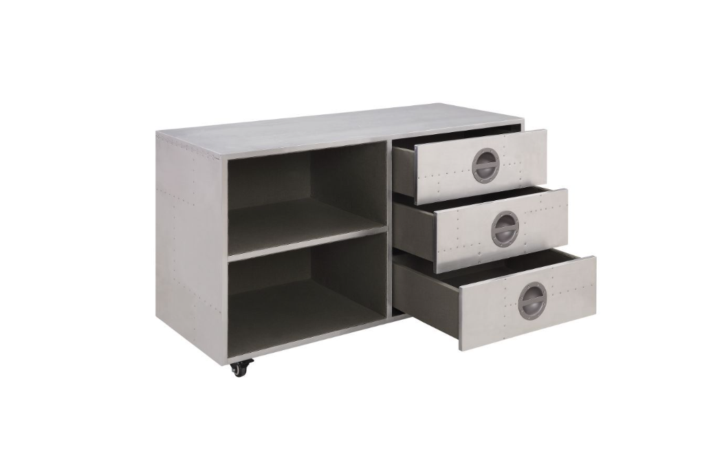 ACME Brancaster Modern Aluminum Desk - 92426