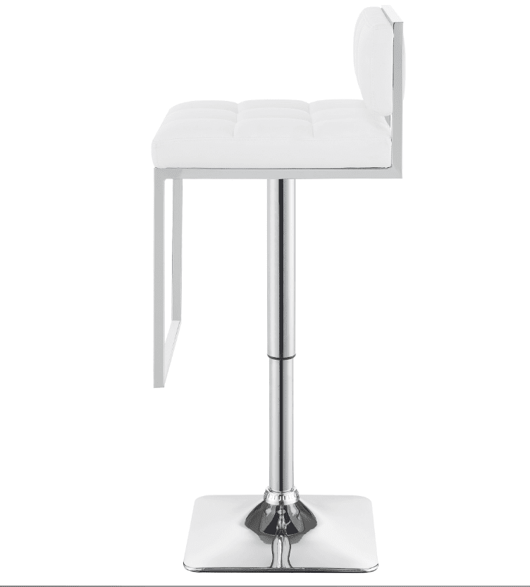 Hunter Modern Adjustable Leatherette Bar Stool with Footrest
