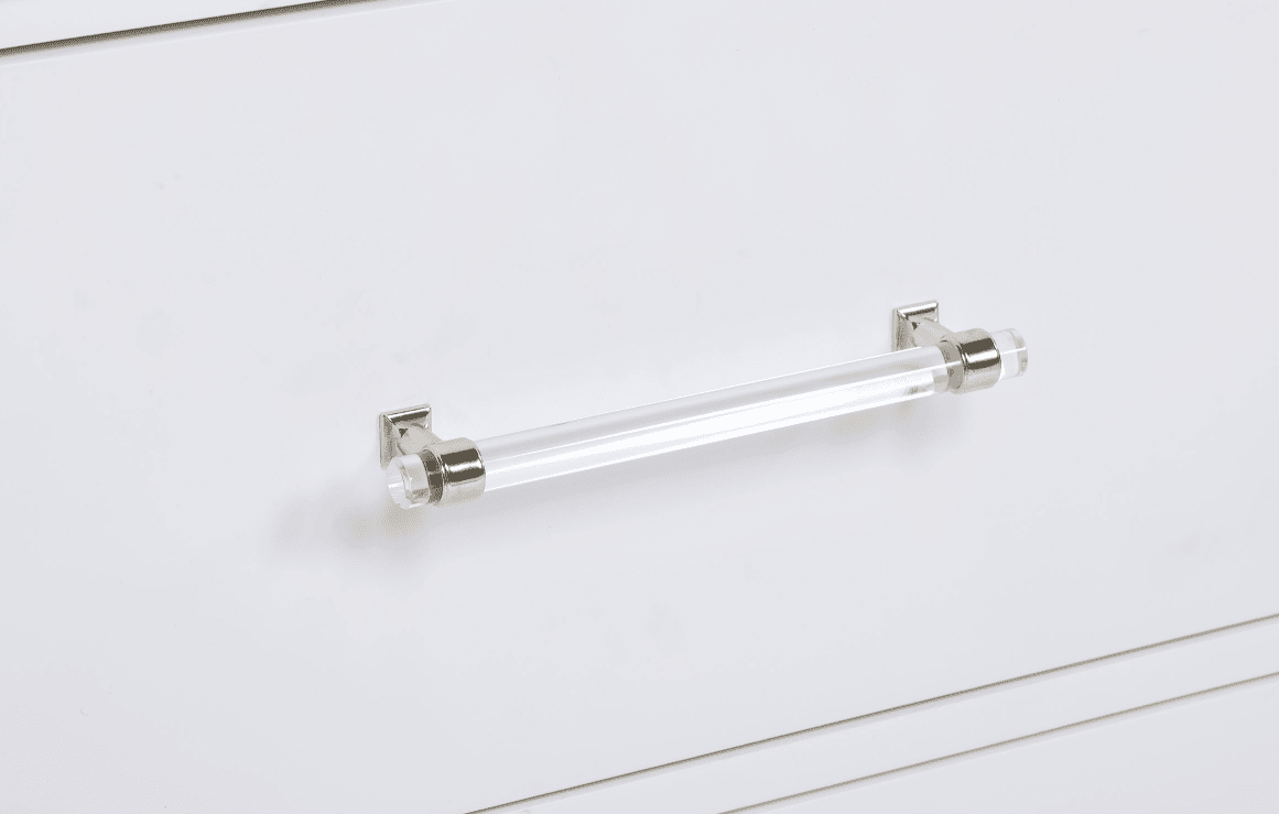 Anastasia 5drawer Chest Pearl White Finally Home Furnishings LLC