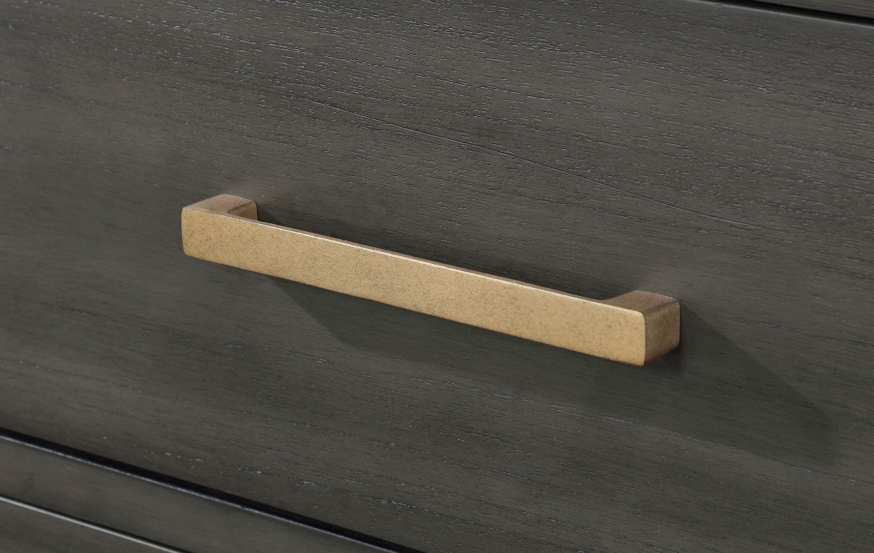 Kieran 6-Drawer Bedroom Dresser Grey