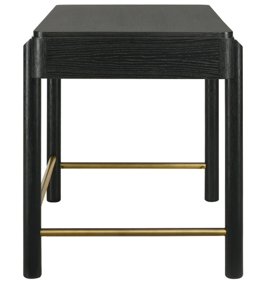 Arini 2-Drawer Vanity Desk Makeup Table Black