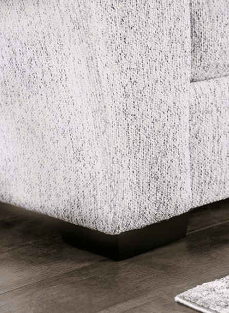 Eastcote Transitional Chenille Sectional - Cream