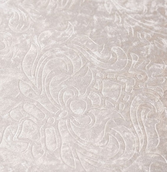 Acapulco Traditional Sofa & Loveseat Set with Wood Trim - Off White & Champagne