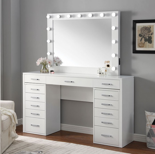 Aphrodite Glam Vanity in White