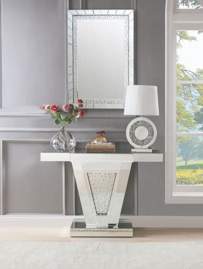 Nysa Glam Console Table Finally Home Furnishings LLC