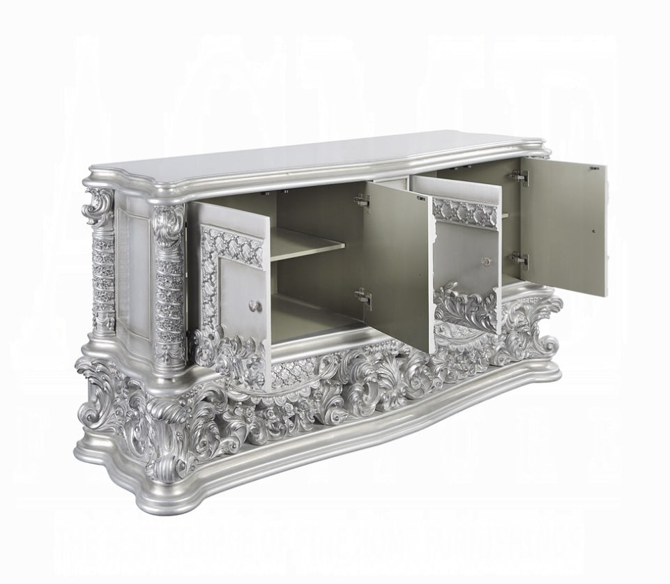 ACME Valkyrie Dresser in Antique Platinum