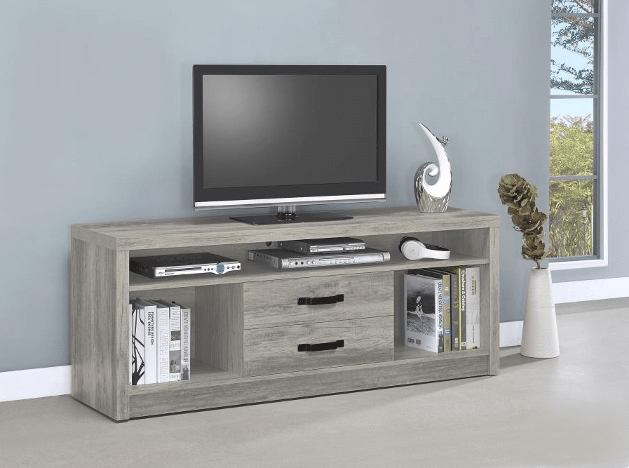 Burke 59" TV Stand - Grey Driftwood