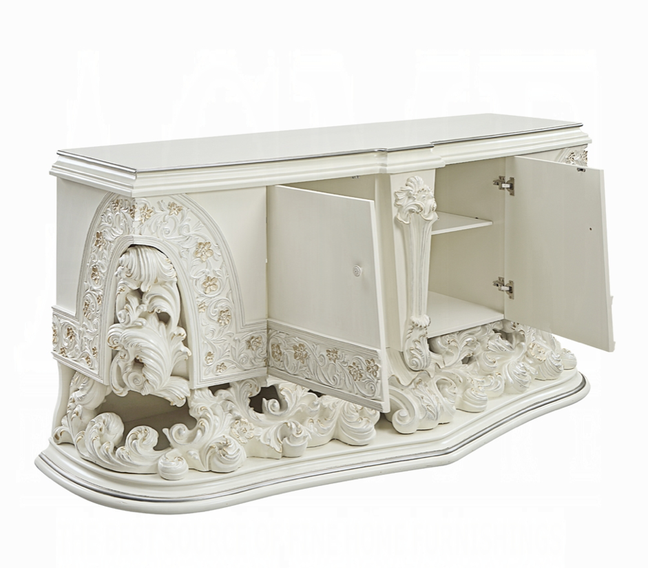 ACME Adara Dresser Antique White Finish BD01251