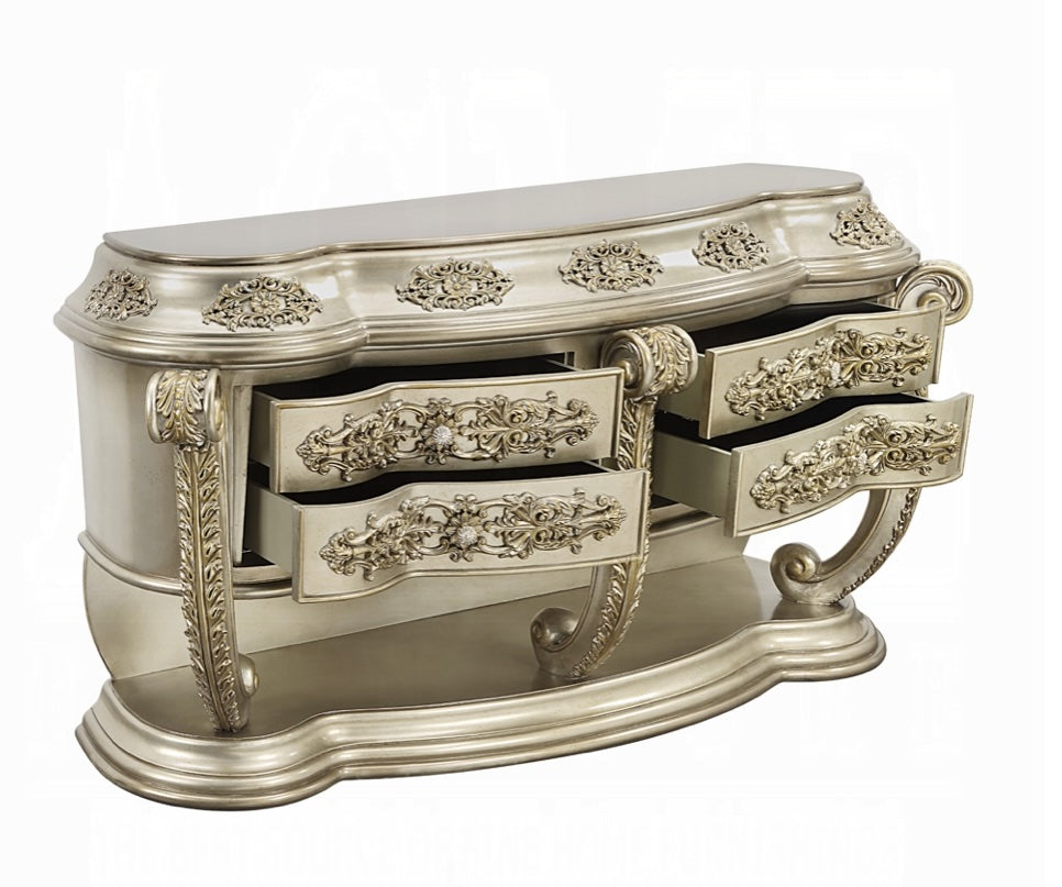 Lavish Traditional Dresser - Gold & Champagne