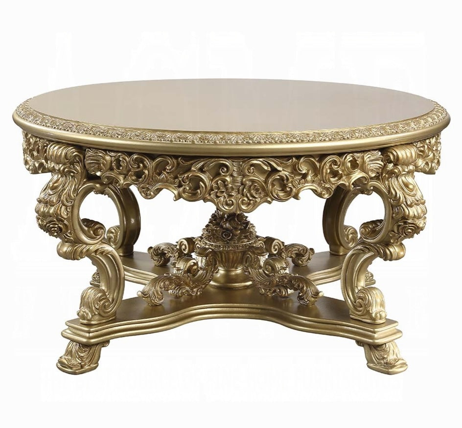 Bernadette Rococo Period Collection Dining Set - Gold