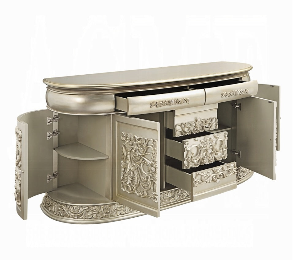 Sorina Lavish Traditional Dresser - Antique Gold