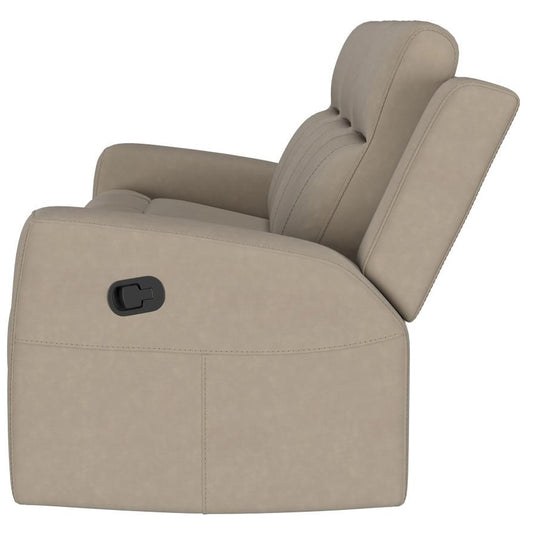 Brentwood Upholstered Motion Reclining Sofa Taupe