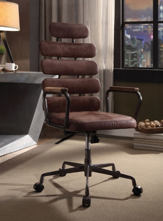 Calan Executive Office Chair - Vintage Whisky Top Grain Leather