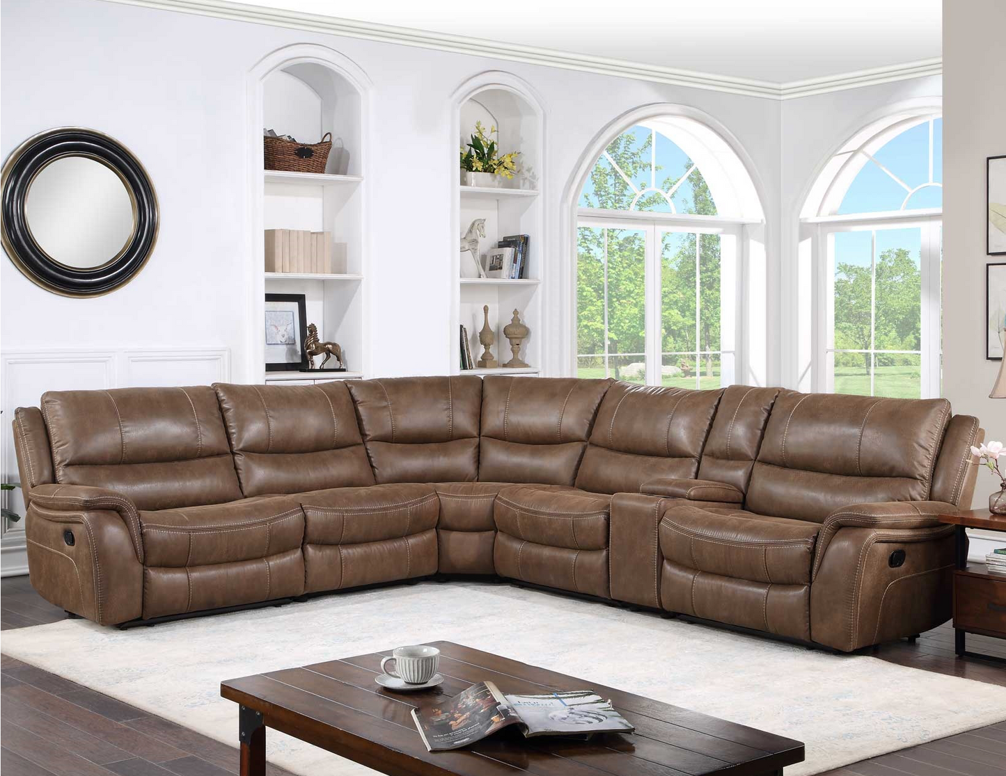 Lehi 6-Piece Modular Reclining Sectional