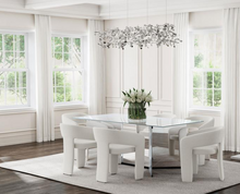 Emery 76-inch Rectangular Mirrored Dining Table Silver