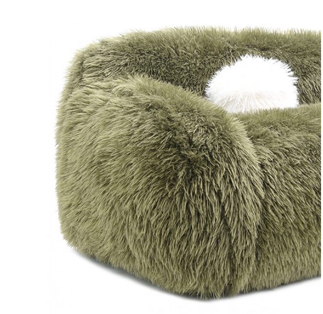 Darwen Contemporary Faux Fur Living Room Set (4 Colors)