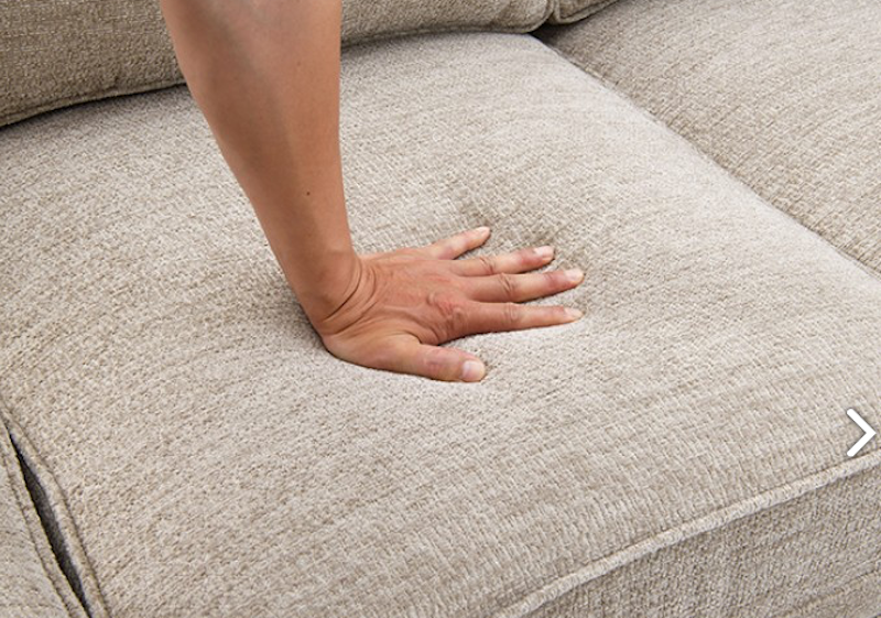 Enea Transitional Chenille Sofa & Loveseat Set with Pillows – Taupe