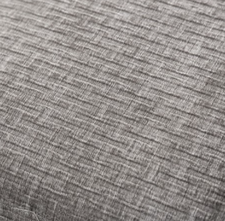 Artesia Charcoal Gray Fabric Sectional Sofa – Made in USA