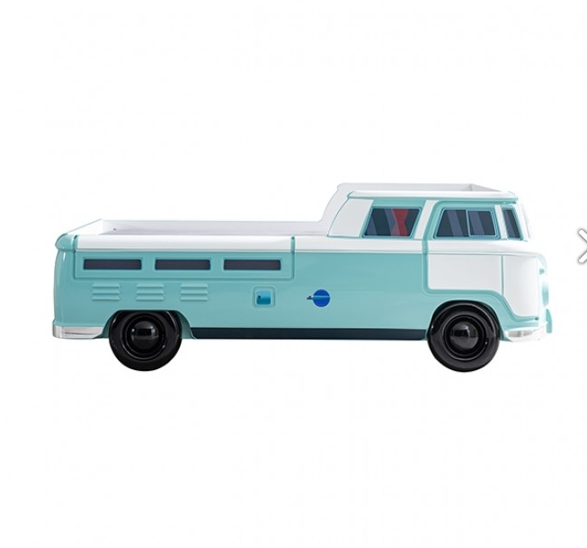Axel Twin Size Peace Bus - Teal