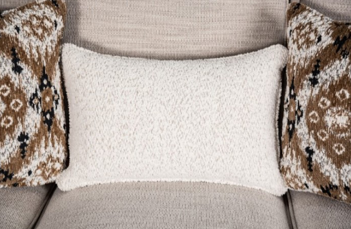 Earley Transitional Light Gray Linen Rolled Arm Sofa